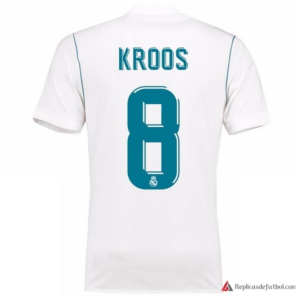 Camiseta Real Madrid Primera equipación Kroos 2017-2018
